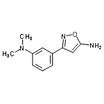 CAS 登录号：887591-46-0， 3-[3-(二甲基氨基)苯基]-1,2-恶唑-5-胺