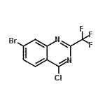 CAS#: 887592-32-7, 7-Bromo-4-chloro-2-(trifluoromethyl)quinazoline