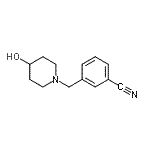 CAS#: 887593-83-1, 3-[(4-Hydroxy-1-piperidinyl)methyl]benzonitrile