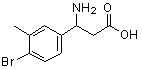 CAS#: 887594-46-9, 3-Amino-3-(4-bromo-3-methylphenyl)propanoic acid