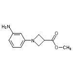 CAS#: 887595-89-3, methyl 1-(3-aminophenyl)azetidine-3-carboxylate