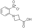CAS#: 887595-94-0, 1-(2-Nitrophenyl)-3-azetidinecarboxylic acid