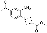 CAS#: 887596-08-9, Methyl 1-(4-acetyl-2-aminophenyl)-3-azetidinecarboxylate