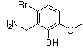 CAS 登录号：887596-91-0， 2-(氨基甲基)-3-溴-6-甲氧基苯酚