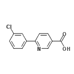 CAS#: 887976-19-4, 6-(3-Chlorophenyl)nicotinic acid