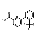 CAS#: 887983-43-9, 6-[2-(Trifluoromethyl)phenyl]-2-pyridinecarboxylic acid