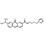 CAS#: 88939-84-8, N-[4-(1H-Imidazol-1-yl)butyl]-2-isopropyl-11-oxo-11H-pyrido[2,1-b]quinazoline-8-carboxamide