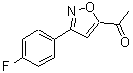 CAS 登录号：889938-97-0， 1-[3-(4-氟苯基)-1,2-恶唑-5-基]乙酮