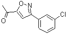 CAS 登录号：889939-01-9， 1-[3-(3-氯苯基)-1,2-恶唑-5-基]乙酮