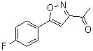 CAS#: 889939-03-1, 1-[5-(4-Fluorophenyl)-1,2-oxazol-3-yl]ethanone