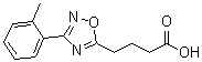 CAS#: 889947-69-7, 4-[3-(2-Methylphenyl)-1,2,4-oxadiazol-5-yl]butanoic acid