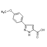 CAS 登录号：890006-68-5， 3-(4-甲氧基苯基)-1H-吡唑-5-羧酸