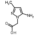 CAS#: 890014-47-8, (5-Amino-3-methyl-1H-pyrazol-1-yl)acetic acid