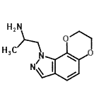 CAS#: 890087-75-9, 1-(7,8-Dihydro-1H-[1,4]dioxino[2,3-g]indazol-1-yl)-2-propanamine