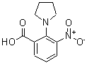 CAS#: 890091-65-3, 3-Nitro-2-(1-pyrrolidinyl)benzoic acid