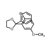 CAS 登录号：890098-09-6， 2-(2-溴-5-甲氧基苯基)-2-苯基-1,3-二氧戊环