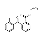 CAS 登录号：890098-33-6， 乙基2-(2-碘苯甲酰基)苯甲酸酯