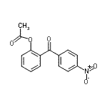 CAS 登录号：890098-34-7， 2-(4-硝基苯甲酰)苯基乙酸酯