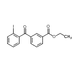 CAS#: 890098-35-8, Ethyl 3-(2-iodobenzoyl)benzoate