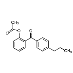 CAS 登录号：890098-42-7， 2-(4-丙基苯甲酰基)苯基乙酸酯