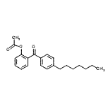 CAS#: 890098-50-7, 2-(4-Heptylbenzoyl)phenyl acetate