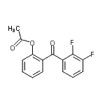 CAS#: 890098-64-3, 2-(2,3-Difluorobenzoyl)phenyl acetate