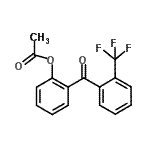 CAS#: 890098-93-8, 2-[2-(Trifluoromethyl)benzoyl]phenyl acetate