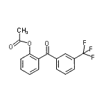 CAS#: 890098-95-0, 2-[3-(Trifluoromethyl)benzoyl]phenyl acetate