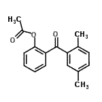 CAS 登录号：890099-06-6， 2-(2,5-二甲基苯甲酰)苯基乙酸酯