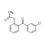 CAS#: 890099-10-2, 2-(3-Chlorobenzoyl)phenyl acetate