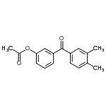 CAS#: 890099-17-9, 3-(3,4-Dimethylbenzoyl)phenyl acetate