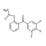 CAS#: 890099-18-0, 2-(3,4,5-Trifluorobenzoyl)phenyl acetate