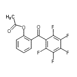 CAS#: 890099-21-5, 2-(Pentafluorobenzoyl)phenyl acetate