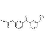 CAS#: 890099-27-1, 3-(3-Methoxybenzoyl)phenyl acetate