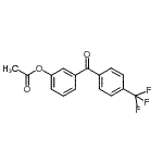 CAS 登录号：890099-43-1， 3-[4-(三氟甲基)苯甲酰基]苯基乙酸酯