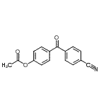 CAS#: 890099-56-6, 4-(4-Cyanobenzoyl)phenyl acetate