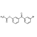 CAS#: 890099-59-9, 3-(3-Bromobenzoyl)phenyl acetate