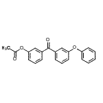 CAS#: 890099-73-7, 3-(3-Phenoxybenzoyl)phenyl acetate