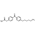 CAS#: 890099-79-3, 4-(4-Hexylbenzoyl)phenyl acetate