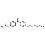 CAS#: 890099-81-7, 4-(4-Heptylbenzoyl)phenyl acetate