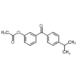 CAS#: 890099-82-8, 3-(4-Isopropylbenzoyl)phenyl acetate