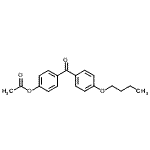CAS#: 890099-87-3, 4-(4-Butoxybenzoyl)phenyl acetate