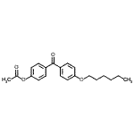 CAS#: 890099-91-9, 4-[4-(Hexyloxy)benzoyl]phenyl acetate