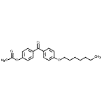 CAS#: 890099-93-1, 4-[4-(Heptyloxy)benzoyl]phenyl acetate