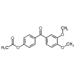 CAS 登录号：890100-25-1， 4-(3,4-二甲氧基苯甲酰基)苯基乙酸酯