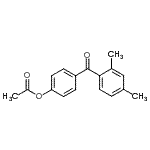 CAS#: 890100-31-9, 4-(2,4-Dimethylbenzoyl)phenyl acetate