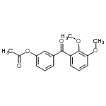 CAS#: 890100-36-4, 3-(2,3-Dimethoxybenzoyl)phenyl acetate