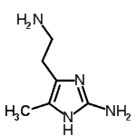 CAS#: 89026-20-0, 4-(2-Aminoethyl)-5-methyl-1H-imidazol-2-amine