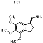 CAS#: 890309-64-5, 1-[(1S)-4,5,6-Trimethoxy-2,3-dihydro-1H-inden-1-yl]methanamine hydrochloride (1:1)