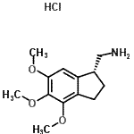 CAS#: 890309-65-6, 1-[(1R)-4,5,6-Trimethoxy-2,3-dihydro-1H-inden-1-yl]methanamine hydrochloride (1:1)